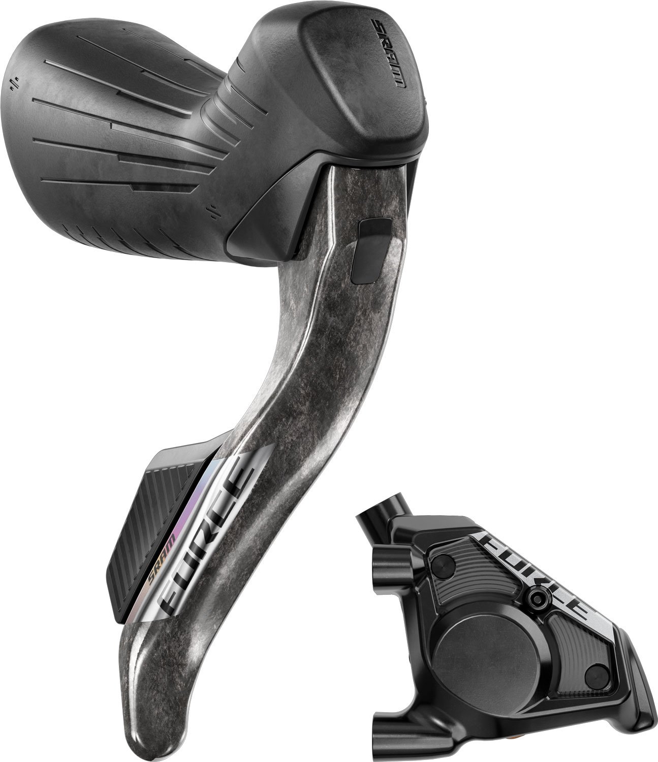 SRAM Leva del cambio/freno Force eTap® AXS E1 HRD Set di freni a disco FM 2x12 velocità
