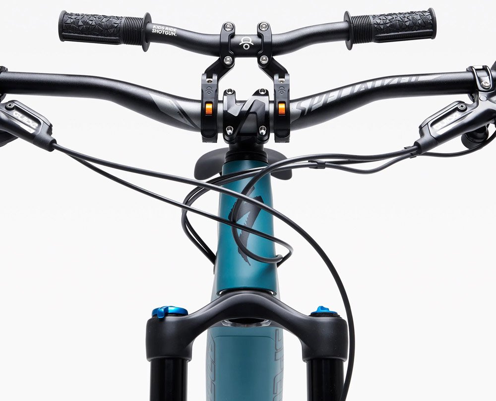 Kids Ride Shotgun Seggiolino anteriore per bambini Pro MTB + set manubrio