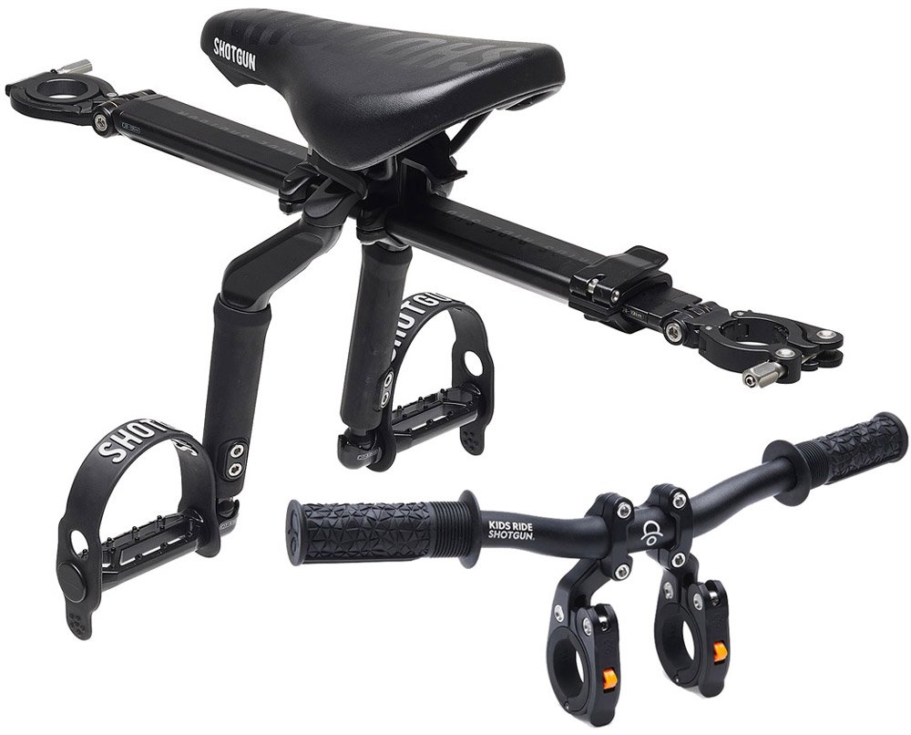 Kids Ride Shotgun Seggiolino anteriore per bambini Pro MTB + set manubrio