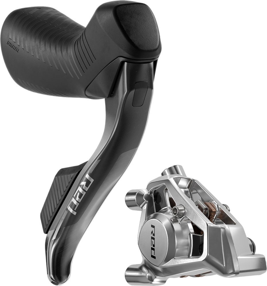 SRAM Leva del cambio/freno Force eTap® AXS E1 HRD Set di freni a disco FM 2x12 velocità